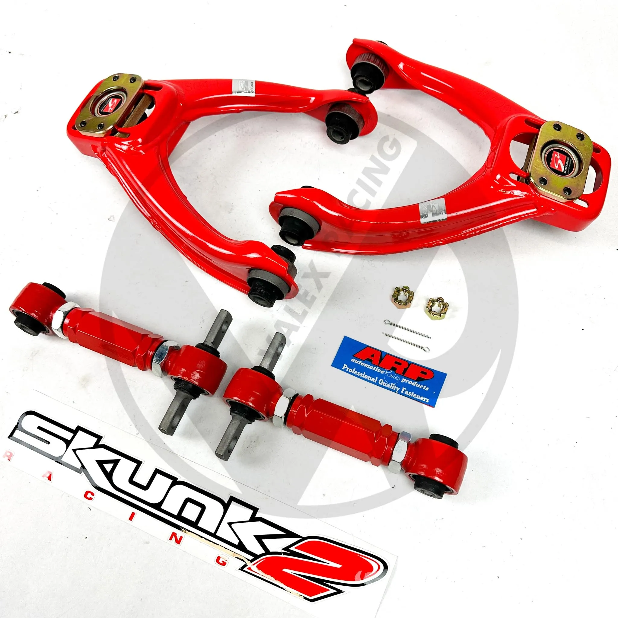 Skunk2 Pro Series FRONT & Rev REAR Camber Kit Combo with ARP Bolt Upgrade HONDA CIVIC 96-00 EK