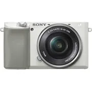 Sony α6100 E-mount camera with APS-C Sensor (Body   16-50mm Power Zoom Lens) - White