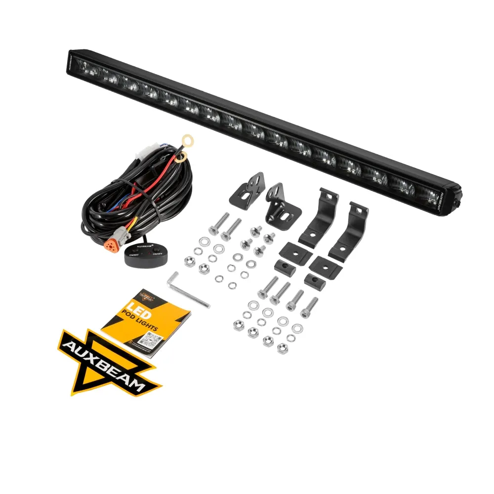 SP-DRL Series 32 Inch 183W 19920LM Single Row Off Road LED Light Bar With Amber&White DRL