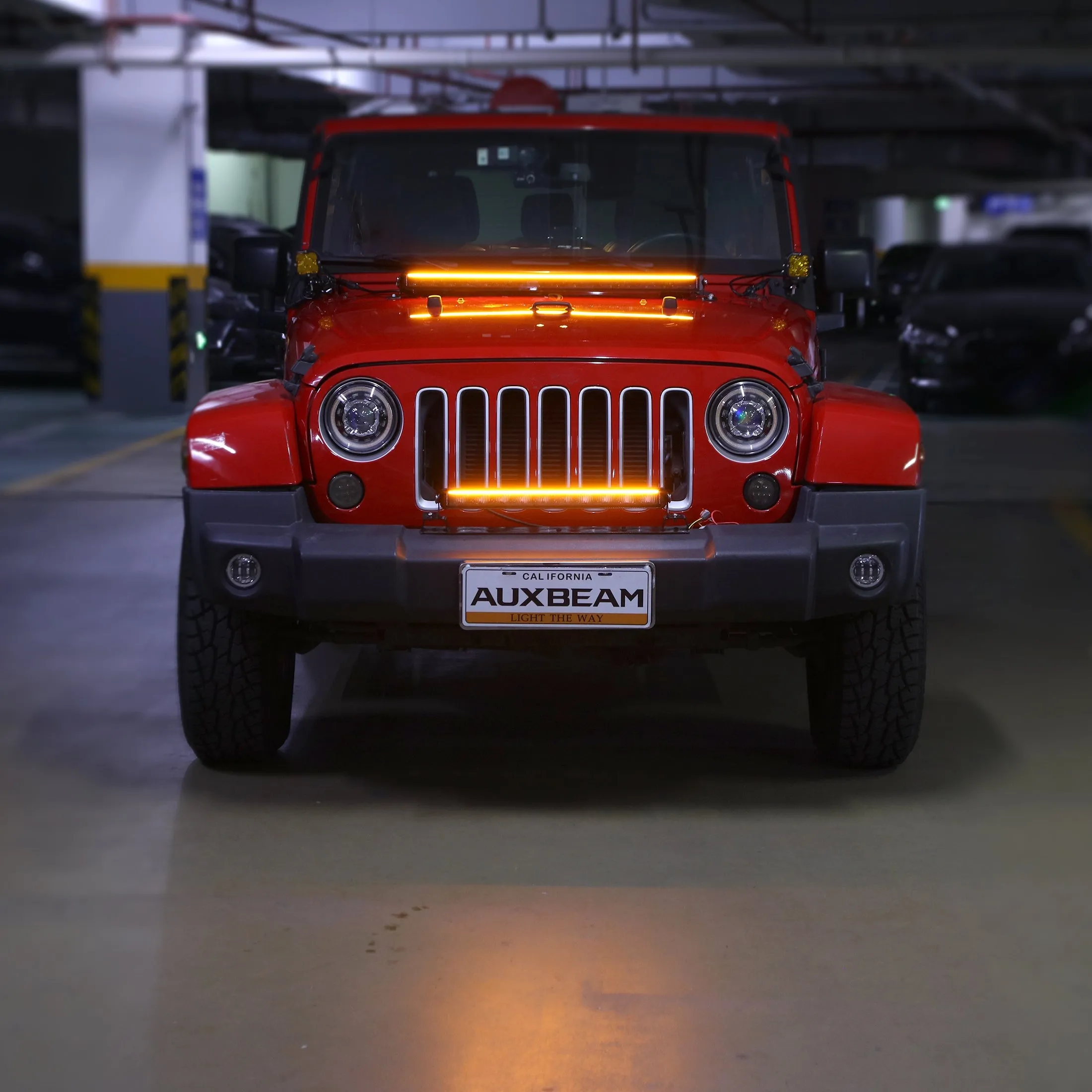 SP-DRL Series 32 Inch 183W 19920LM Single Row Off Road LED Light Bar With Amber&White DRL