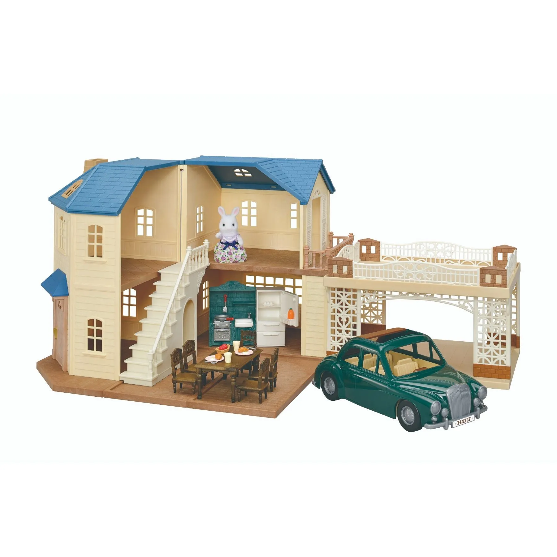 Sylvanian Families Large House With Carport Gift Set